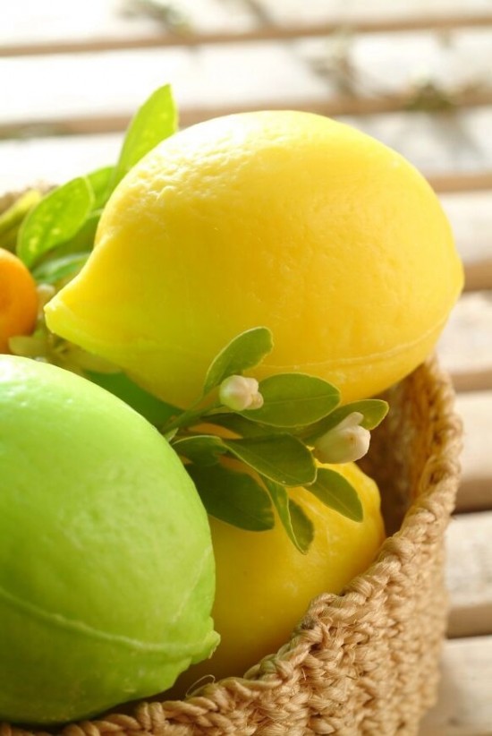 Citroen vorm zeep franse zeep