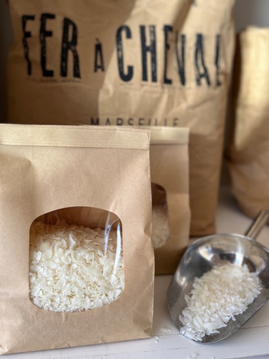 Fer à Cheval zeep uit Marseille zeepvlokken