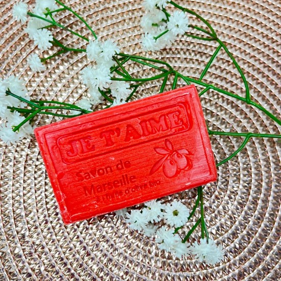 Je t'aime zeep Valentijn