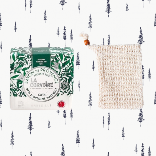 Dennengeur kerstzeep cadeau set