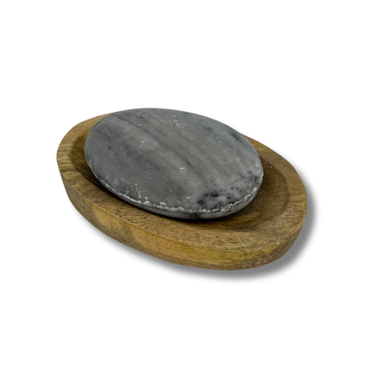 Zeep met houten plankje