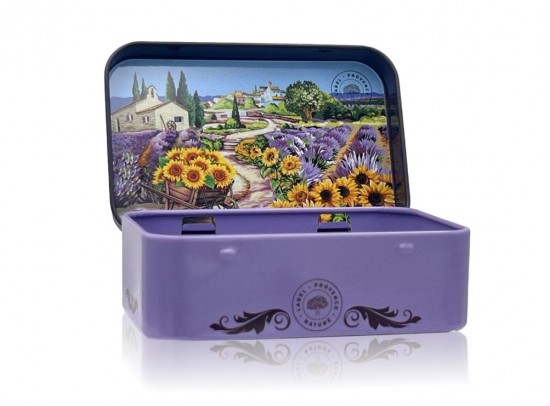 Zeepkist aquarel zonnebloem Provence