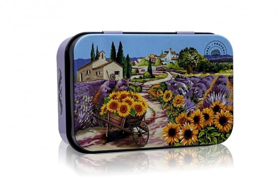 Zeepkist aquarel zonnebloem Provence