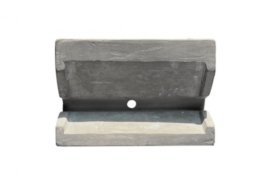 Zeepbakje gewreven beton