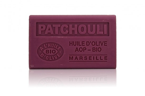 Patchouli zeep 125g met biologische olijfolie en sheabutter
