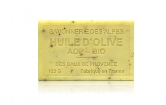 Ambachtelijke Franse citroen-zeep van 125g met exfoliërende werking