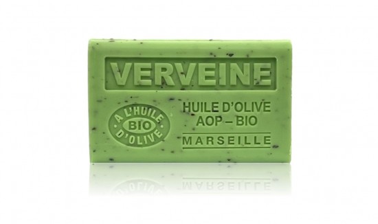 Frisse verbena zeep met zachte scrub