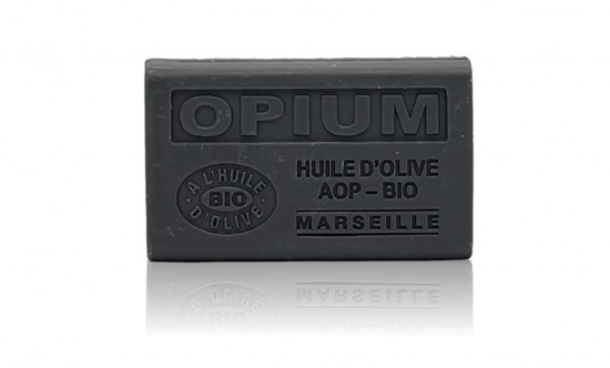 BOB olijfzeep 125 gram Opium geur van Label Nature Provence – plantaardige Franse zeep met sheaboter, vegan en handgemaakt in de Provence