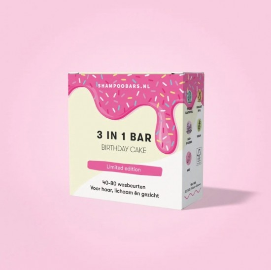 Handige 3 in 1 bar voor haar gezicht en lichaam dames