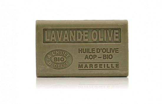 Ambachtelijke Lavendel Olijf zeep uit de Provence, handgemaakt met biologische AOP-olijfolie en natuurlijke lavendelolie