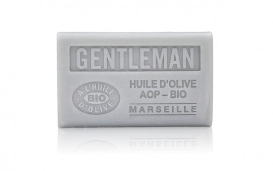 Gentleman zeep uit de Provence met biologische olijfolie en krachtige, frisse geur voor mannen.