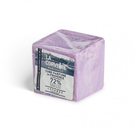 Savon de Marseille kubus La Corvette Lavendel