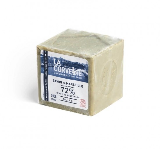 Natuurlijke Marseille zeep 300g kubus La Corvette
