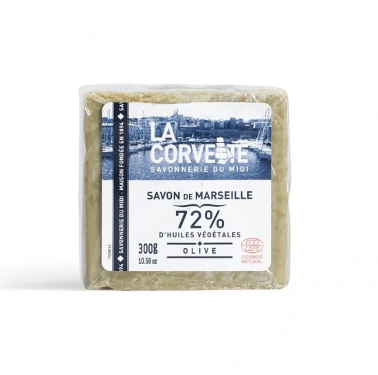 Authentieke Savon de Marseille 300g kubus van La Corvette