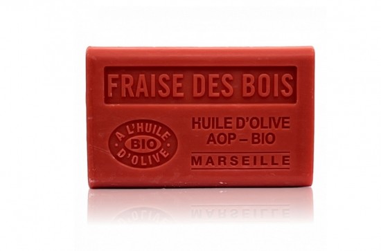 Franse Zeep met Wilde Aardbei – Marseille Zeep 125g