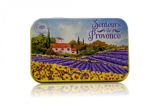 Zeepkist zonnebloem en lavendel velden