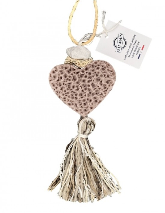 Zeepvlecht met geur in een taupe kleur