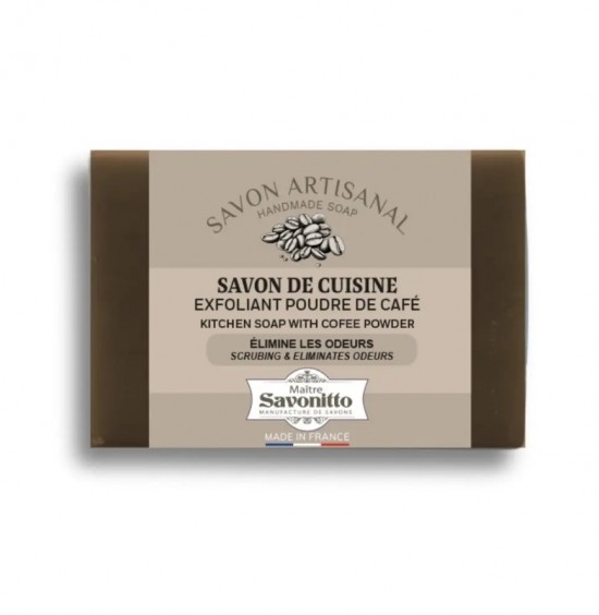 Exfoliërende keukenzeep met koffie