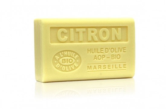 Biologische olijfolie zeep met citroen geur