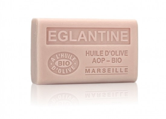 Franse Zeep Wilde Roos – Olijfolie AOP Bio 125g