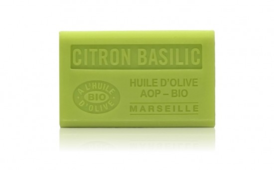 Citroen basilicum zeep 125g – Franse zeep met bio olijfolie