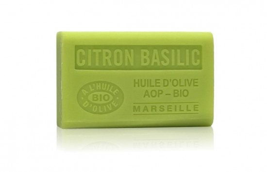 Citroen basilicum zeep 125g – Franse zeep met bio olijfolie