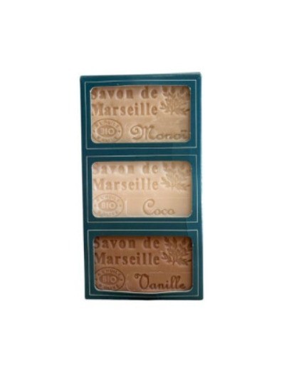 Giftbox Monoï, Kokos en Vanille zeep