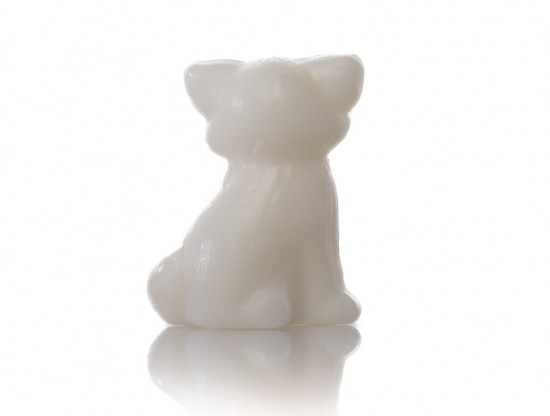 Klein gasten zeepje in de vorm van een Sphynx kat